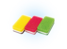 台所用スポンジ3色セット抗菌タイプS(ギフト)